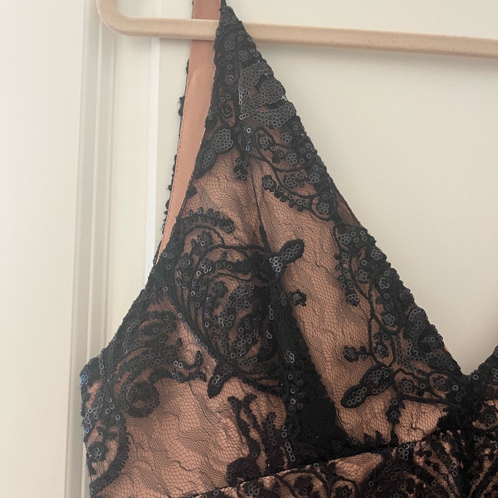Free People Black Lace Slip Dress - Picture 2 of 4
